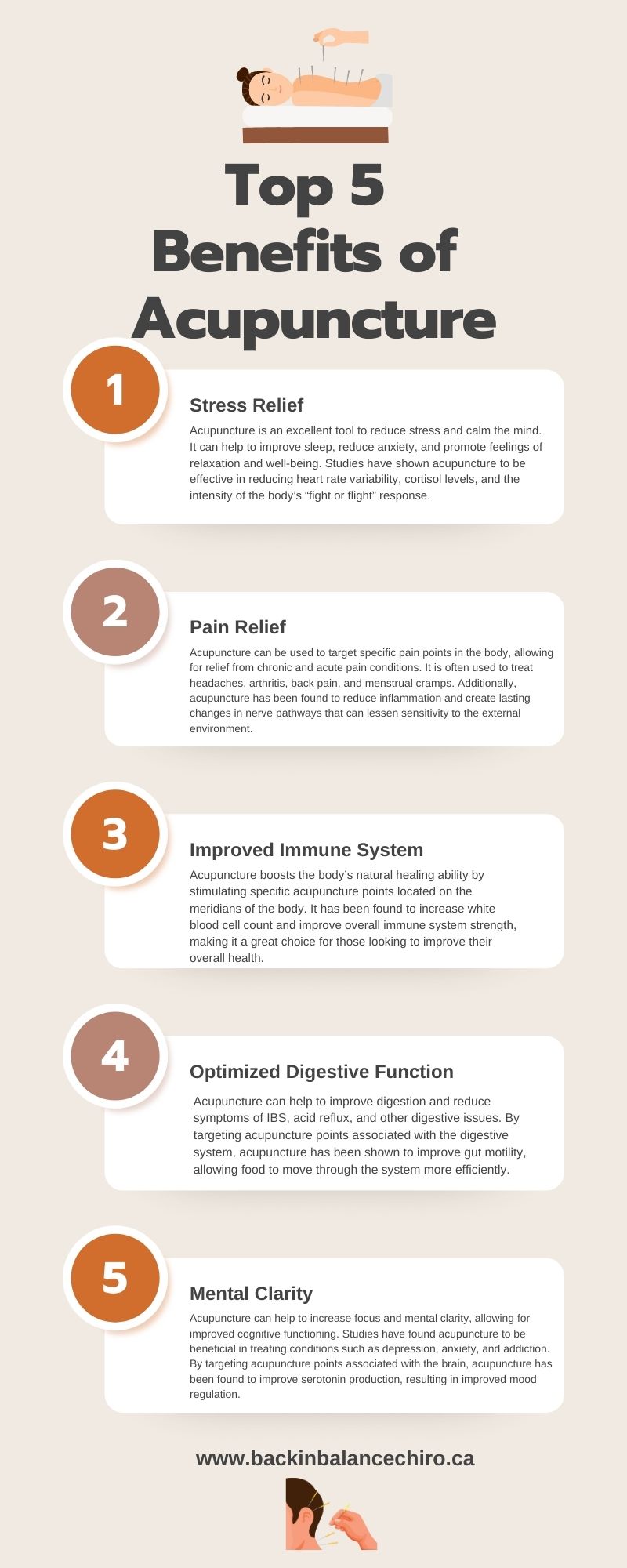 Top 5 Benefits of Acupuncture