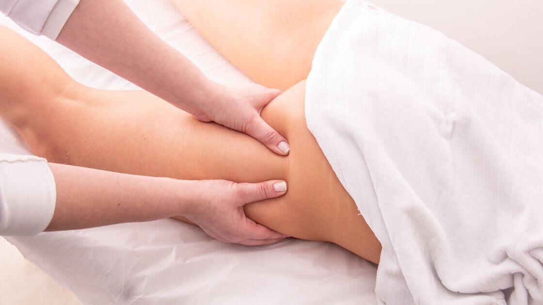 An image of a person receiving a lymphatic drainage massage, which is known for its immune system boosting benefits.